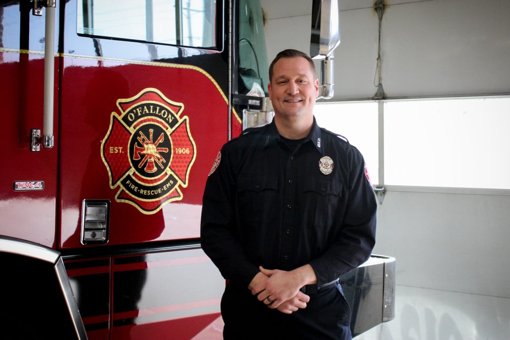 Firefighter Greg Bewig
